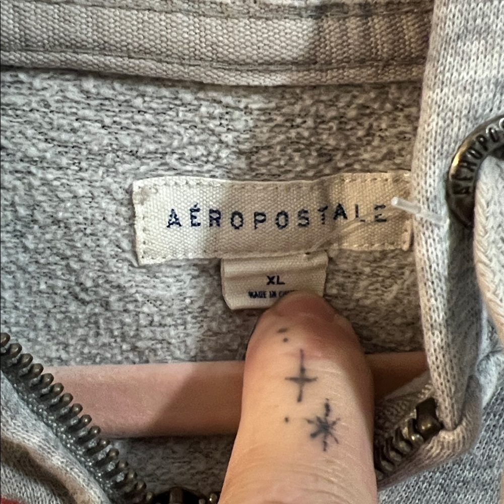 Aeropostale 87 full zip up hoodie - Picture 3 of 4